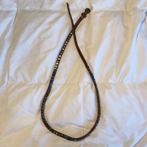 American Eagle Metallic Studded Belt
